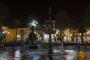 (c) Copyright - Raphael Kessler 2014 - Peru - Arequipa Plaza de Armas - at night fountain