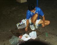 © Copyright - Raphael Kessler 2011 - Hong Kong - fishing in the sewers