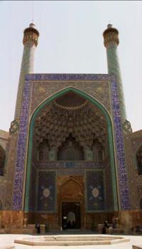 © Copyright - Raphael Kessler 2011 - Iran - Esfahan - Blue Mosque entrance