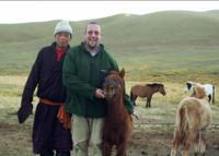 © Copyright Raphael Kessler - Mongolia - Saara And I Scaring A Foal