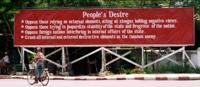 © Copyright - Raphael Kessler 2011 - Myanmar - Unfriendly sign - helpfully translated in to English