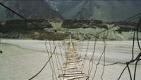 © Copyright - Raphael Kessler 2011 - Pakistan - Bridge of Doom - perilous bridge across a ravine