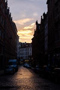 © Copyright - Raphael Kessler 2014 - Belgium - Brussels - Twilight street