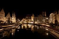 © Copyright - Raphael Kessler 2011 - Belgium - Ghent - River at night