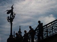 © Copyright - Raphael Kessler 2011 - Belgium - Ghent - Saint Michael and spectators