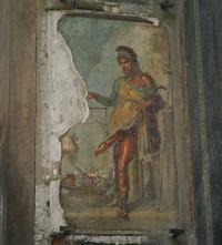 © Copyright - Raphael Kessler 2011 - Italy - Pompeii - Fresco - Long schlong