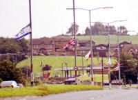 © Copyright Raphael Kessler - Northern Ireland - Loyalist flags