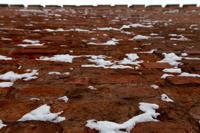 © Copyright - Raphael Kessler 2013 - Poland - Krakow - Castle wall snow
