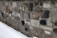 © Copyright - Raphael Kessler 2013 - Poland - Krakow - Jewish Cemetary wall of broken gravestones