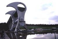 © Copyright - Raphael Kessler 2011 - Scotland - Falkirk Wheel boat emerging