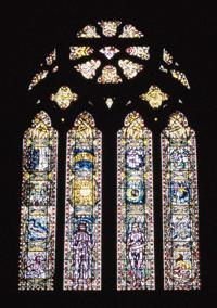 © Copyright - Raphael Kessler 2011 - Scotland - Glasgow Stained Glass Window St. Mungo's