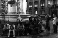 © Copyright Raphael Kessler 2012 - Italy - Sicily - Catania - Guys chatting