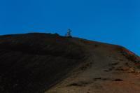 © Copyright Raphael Kessler 2012 - Italy - Sicily - Etna - cyclist