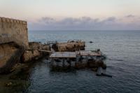 © Copyright Raphael Kessler 2012 - Italy - Sicily - Ortygia - Swimming platform