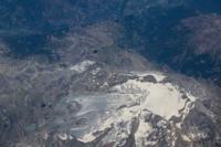 © Copyright Raphael Kessler 2012 - Italy - Sicily - Mountain with glacier from the air
