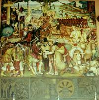 © Copyright - Raphael Kessler 2011 - Mexico City - Diego Rivera mural in the palace