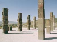 © Copyright Raphael Kessler - Mexico - Tula Statues Back