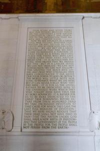 © Copyright - Raphael Kessler 2013 - USA - Washington DC - Lincoln Memorial - Gettysburg Address