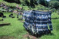 © Copyright - Raphael Kessler 2011 - Fiji - Viti Levu - Grave with curtains