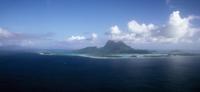© Copyright - Raphael Kessler 2011 - French Polynesia - Bora Bora - The view of the island from the air