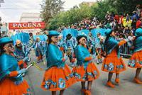© Copyright - Raphael Kessler 2011 - Bolivia - Oruro Carnaval - Blue and orange