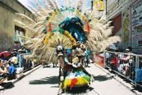 © Copyright - Raphael Kessler 2011 - Bolivia - Oruro Carnaval - Feather skirt