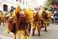 © Copyright - Raphael Kessler 2011 - Bolivia - Oruro Carnaval - Gold masks