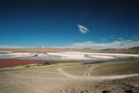 © Copyright - Raphael Kessler 2011 - Bolivia - Altiplano - Laguna Colorada (Red lake) in the distance