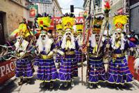 © Copyright - Raphael Kessler 2011 - Bolivia - Oruro Carnaval - Yellow feathers
