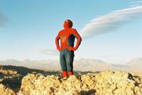 © Copyright - Raphael Kessler 2011 - Chile - Valle de muerte - Spiderman checks the view