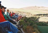 © Copyright - Raphael Kessler 2011 - Ecuador - Riobamba - Nariz de Diablo - Sitting on top of the train