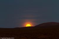 © Copyright - Raphael Kessler 2014 - Argentina - Chubut moonrise