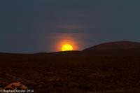 © Copyright - Raphael Kessler 2014 - Argentina - Chubut moonrise