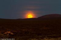© Copyright - Raphael Kessler 2014 - Argentina - Chubut moonrise