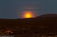 © Copyright - Raphael Kessler 2014 - Argentina - Chubut moonrise