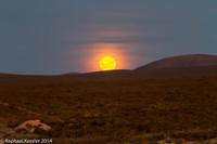 © Copyright - Raphael Kessler 2014 - Argentina - Chubut moonrise