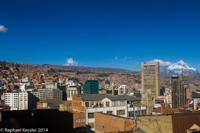 © Copyright - Raphael Kessler 2014 - Bolivia - La Paz - view from our hotel