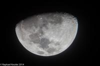 © Copyright - Raphael Kessler 2014 - Chile - San Pedro de Atacama - Moon through the telescope