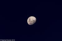 © Copyright - Raphael Kessler 2014 - Chile - San Pedro de Atacama - Moon with the zoom lens