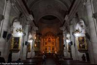 © Copyright - Raphael Kessler 2014 - Peru - Arequipa - Church interior