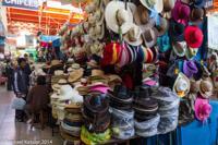 © Copyright - Raphael Kessler 2014 - Peru - Arequipa - Market - Hats