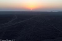 © Copyright - Raphael Kessler 2014 - Peru - Nasca - lines and sunset