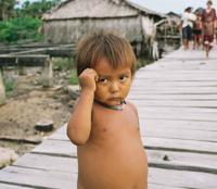 © Copyright - Raphael Kessler 2011 - Venezuela - Orinoco Delta - Warao tribes people - Deep thinking