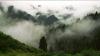 (c) Copyright - Raphael Kessler 2011 - China - Mist on the hills near Songpan