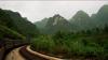 (c) Copyright - Raphael Kessler 2011 - China - The train to Guilin, amongst the pretty Chinese karst scenery