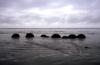 (c) Copyright Raphael Kessler 2011 - New Zealand - Moeraki Boulders - In a row