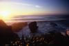 (c) Copyright Raphael Kessler 2011 - New Zealand - Pancake rocks sunset
