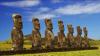 (c) Copyright - Raphael Kessler 2011 - Easter Island - Ahu Akivi - seven Moai in a row
