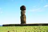 (c) Copyright - Raphael Kessler 2011 - Easter Island - Moai with topknot