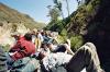 (c) Copyright - Raphael Kessler 2011 - Ecuador - Riobamba - Nariz de Diablo - Resting on top of the train